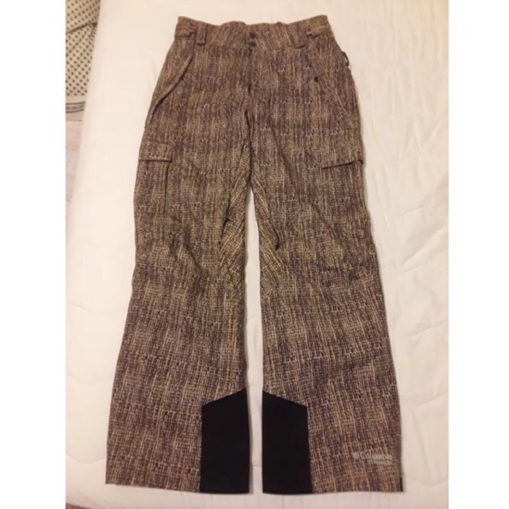 Columbia Omni Heat Brown Ski Snow Pants - Men’s Lg